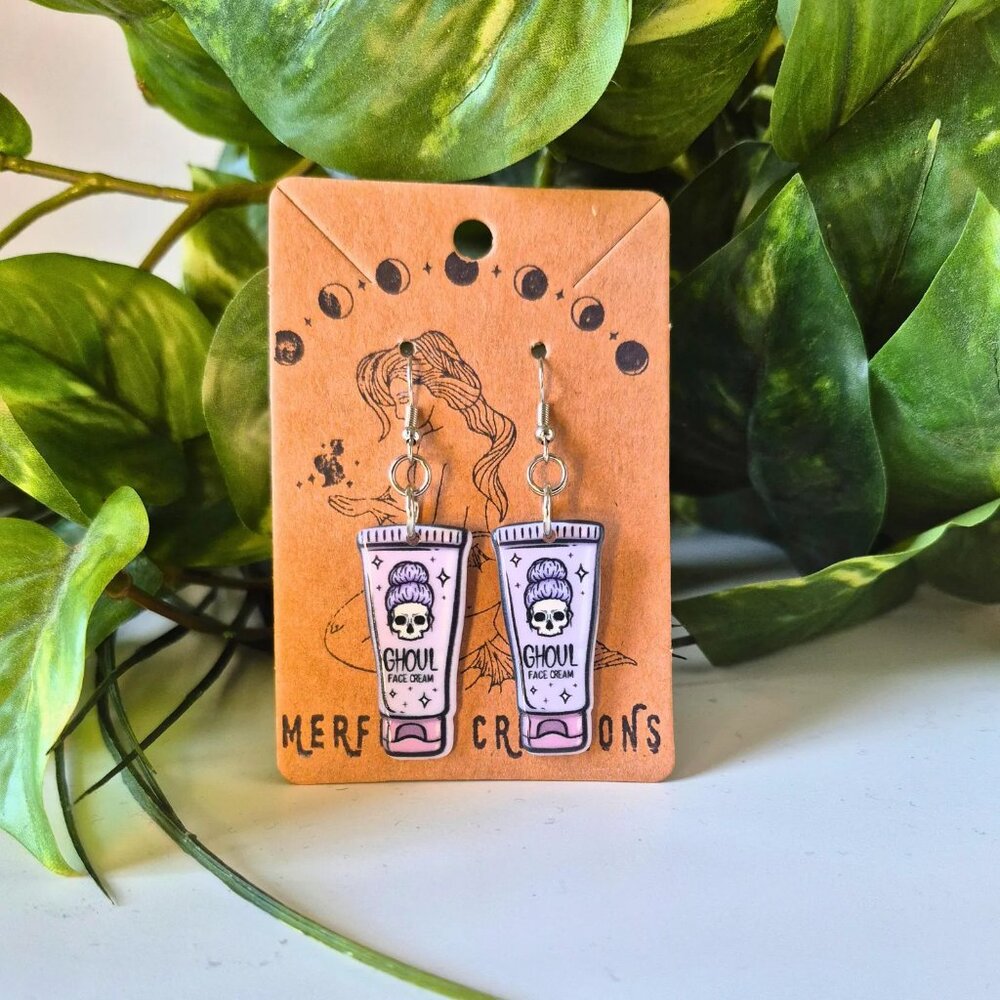 Ghoul Earrings | Witchy Accessories - Picture 4 of 4